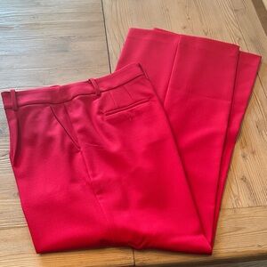 Talbots Scarlet Wide Leg Trousers